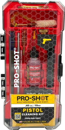 Pro-Shot Classic Pistol Cleaning Kit: .40, 10mm, .41 Cal - P40/10KIT - View 2