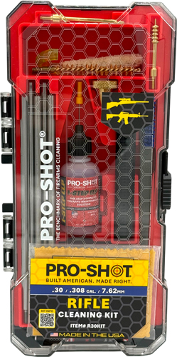 Pro-Shot R30KIT Classic .30 Cal/7.62mm Rifle Cleaning Kit with 32" Rod - View 2