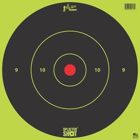 Pro-Shot 8" Splattershot Bullseye Target Pack with Adhesive Pasters - View 2