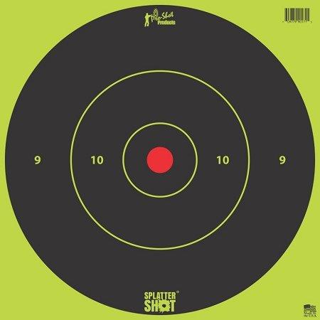 Pro-Shot Splatter Shot 12 in Green Bullseye Tag Paper Target 5/ct - View 2