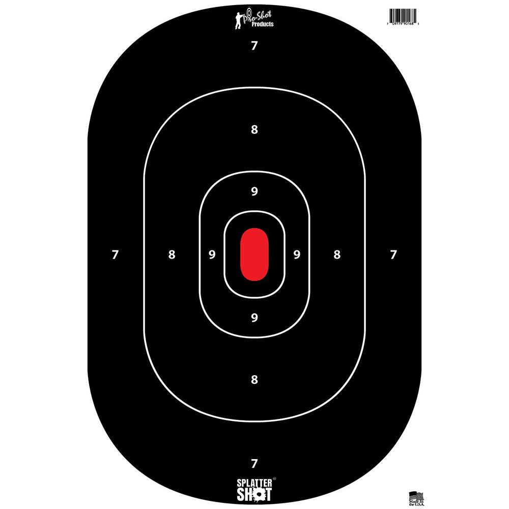 Pro-Shot Silhouette Splatter Shot 12x17 Target, Tag Paper, 8 Pack - SILH-INTP-8PK - View 2