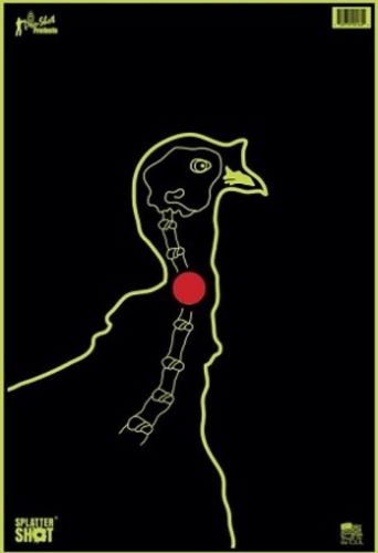ProShot 12IN X 18IN TURKEY PRE-HUNT PATTERN TARGET - 8 PACK PH-TURKEY-8PK - View 2