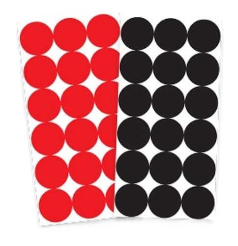 Pro-Shot P432M SplatterShot Repair Pasters Red 1" Self-Adhesive 432 Pasters - View 2