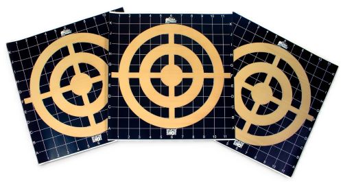 Pro-Shot THSI123PK 12"x12" Black/Orange Hanging Paper Target 3 Pack - View 2