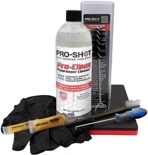 Pro-Shot SPR-CLNG-KIT Suppressor Cleaning Kit with Cleaner & Brushes - View 2
