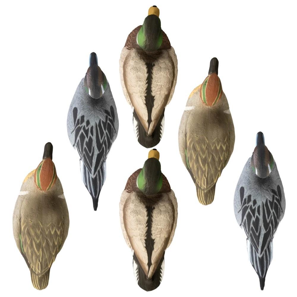 Higdon 19983 Late Season Puddle Pack Foam Drakes 6ct Mallard Pintail Teal - View 2