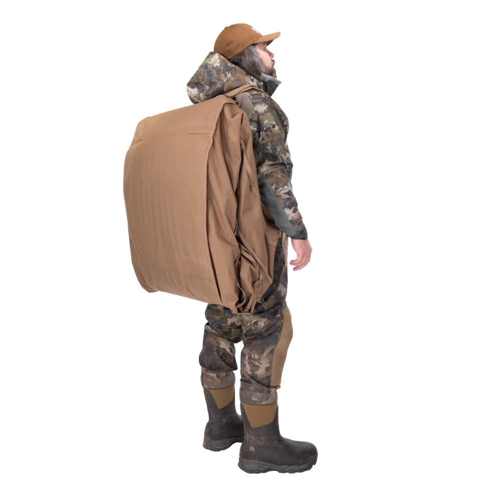 Higdon Outdoors Quickdraw Layout Blind, Low-Profile, Padded Headrest, Dirt Fabric - View 2