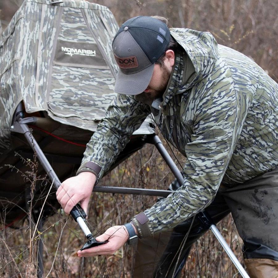 MOmarsh 34016 Invisi-Lab Dog Blind Mossy Oak BottomLand 0-34" 17 lbs - View 2