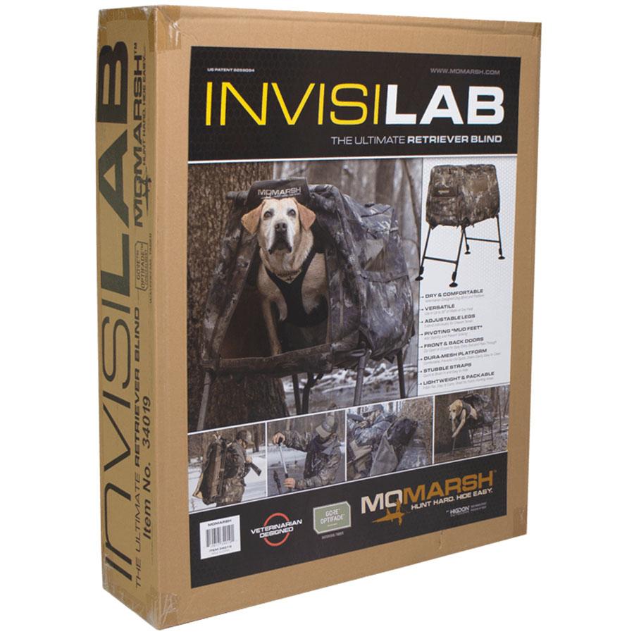 Higdon Outdoors 34019 MOmarsh Invisi-Lab Dog Blind Optifade Timber Camo - View 2