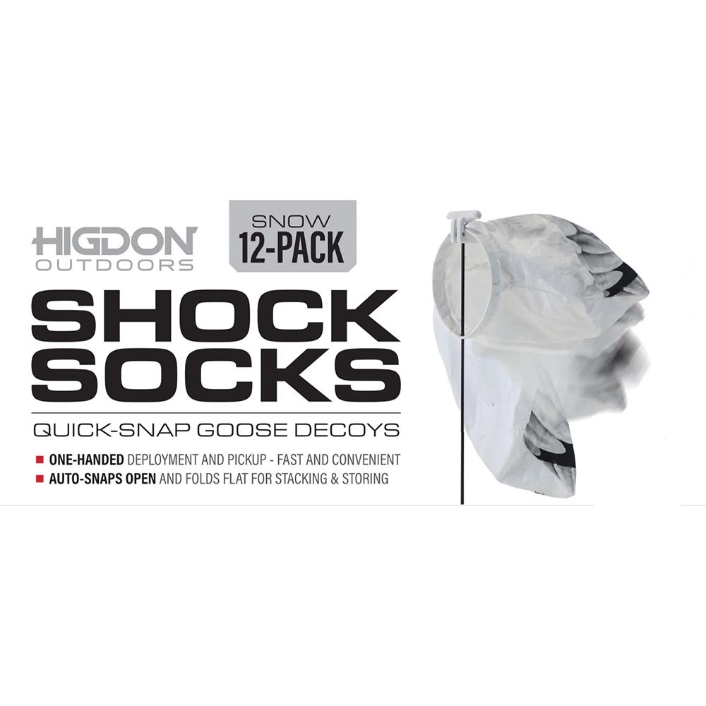 Higdon Snow Shock Socks Goose Decoys 12/ct - View 2