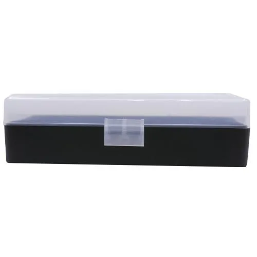 Berry's Ammo Box #408 - .40 S&W/.45 ACP 50/rd Clear/Black - View 2