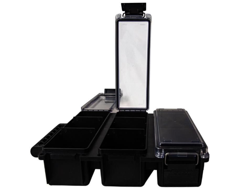 Berry's 68911 Tri-Can Triple Ammo Can Black Plastic - View 2