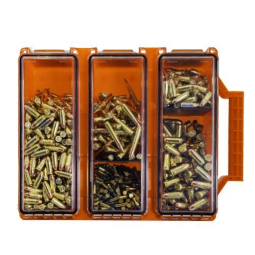 Berry's 88664 Tri-Can Triple Ammo Can Orange Plastic with Cam-Lock Latch - View 2
