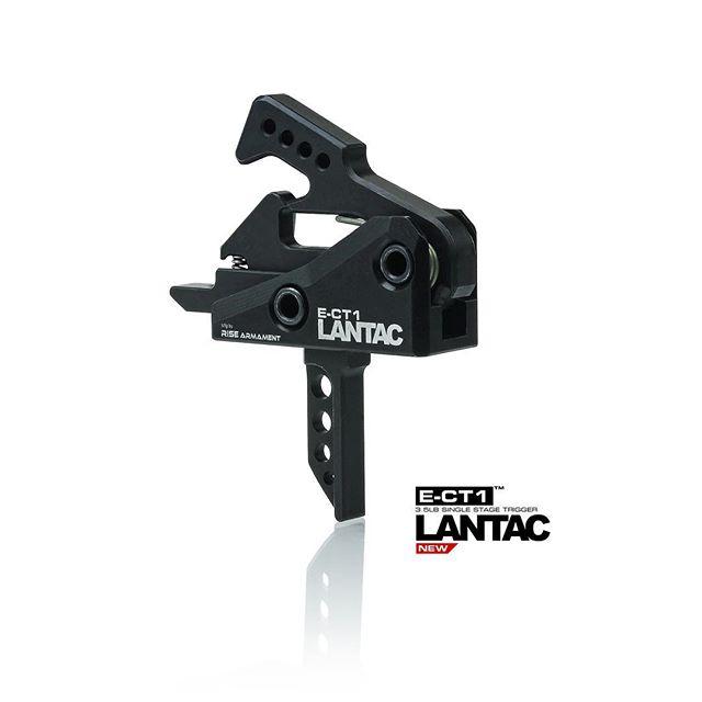 Lantac E-CT1 Trigger AR-15 Single Stage 3.5lb Flat Black Anodized - View 2