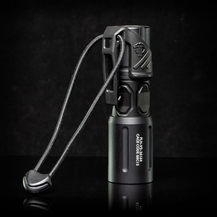 Thyrm LLC LOW PROFILE CARRY FLASHLIGHT POCKET CLIP BLACK - View 2