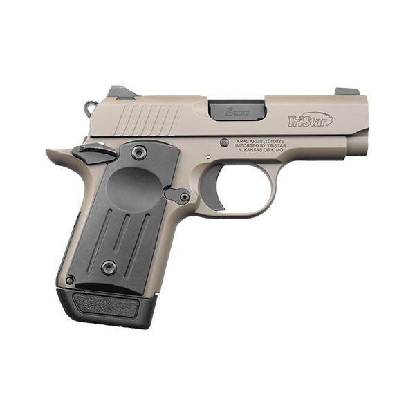 TriStar 85708 Protoge X 9MM 7+1 Single Action Pistol FDE Black Grips - View 2
