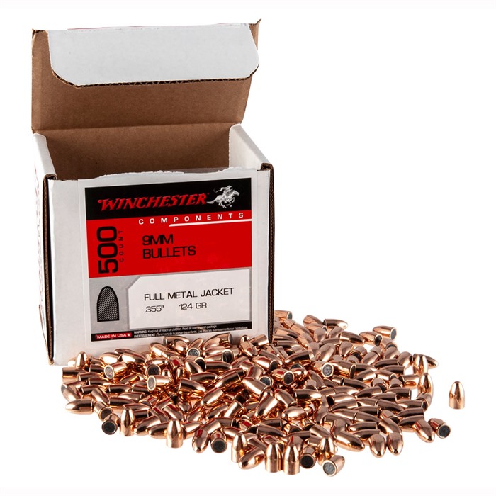 Winchester Ammo WB9MC124D Centerfire Handgun Reloading 9mm 124gr Full Me... - View 2