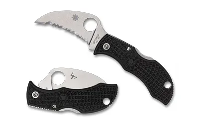 Spyderco MBKHBS Manbug Black Hawkbill Knife - View 2
