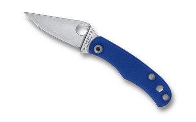 Spyderco C133GBLP Bug Blue G-10 Knife - View 2