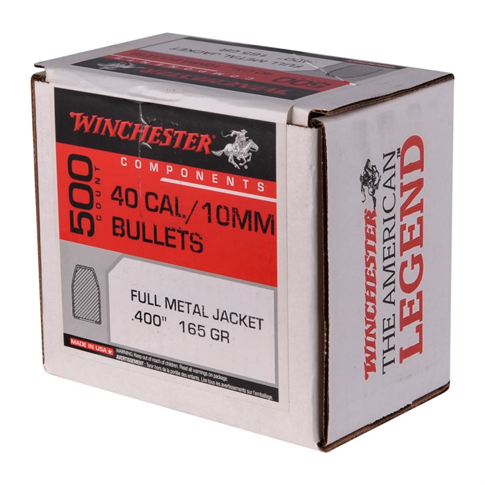 Winchester .40 Caliber 165gr TCFMJ Handgun Bullet - View 2