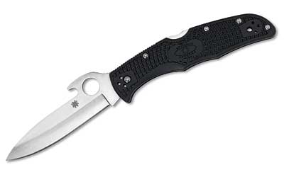Spyderco C10PGYW Endura SL-PL W-Wave Gray Knife - View 2