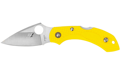 Spyderco C28PYL2 Dragonfly 2 Yellow H-1 Steel Knife - View 2