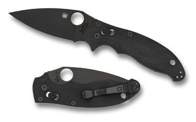 Spyderco C101GPBBK2 Manix 2 Black G10 Knife - View 2