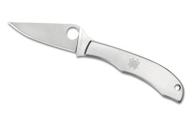 Spyderco C137P HoneyBee Slipit Stainless Steel Plain Knife - View 2