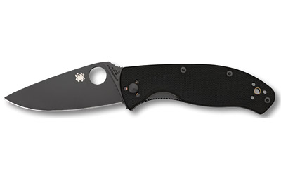 Spyderco C122GBBKP Tenacious G-10 Black Plain 3.5" Knife - View 2