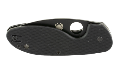 Spyderco C216GPBBK Efficient Black G-10 Blade Knife - View 4