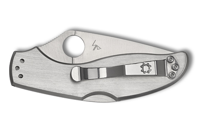 Spyderco C261P UpTern 2.84" Stainless Scales SL/PL Knife - View 3