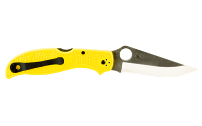 Spyderco C258PYL Stretch 2 XL Salt Yellow Lightweight Knife - View 3