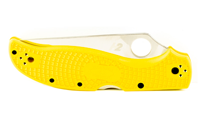 Spyderco C258PYL Stretch 2 XL Salt Yellow Lightweight Knife - View 4