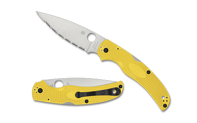 Spyderco C244SYL Native Chief Salt Knife, Serrated 4.02" Magnacut Blade - View 2