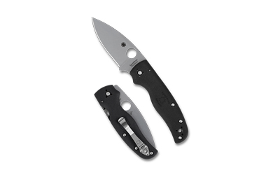 Spyderco Shaman Lightweight Folding Knife 3.58" Drop Point Blade 8.25" - View 2