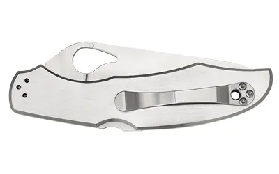 Spyderco Byrd Cara Cara2 3.75in Folding Knife Plain Edge 8Cr13MoV Satin - View 3