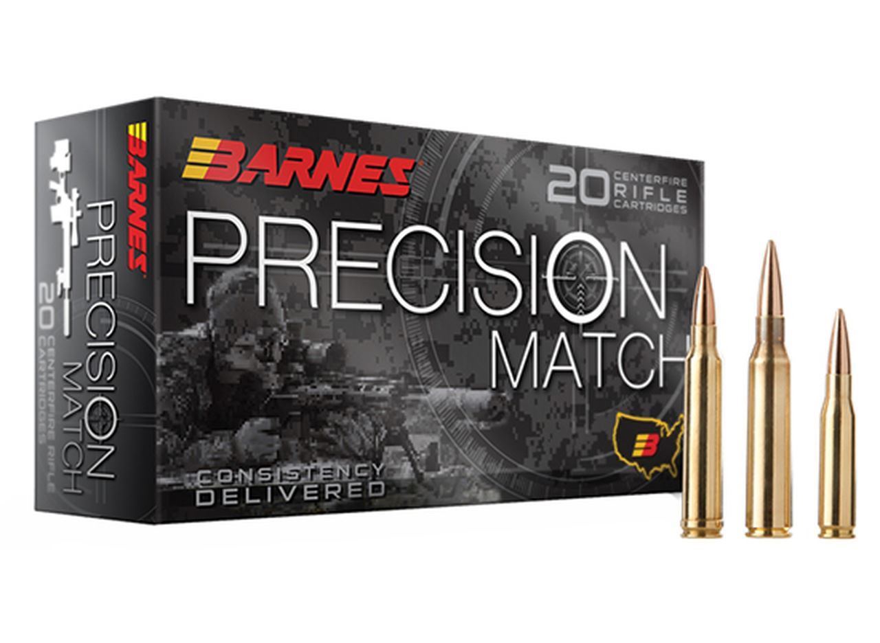 Barnes Bullets 223 Remington 77gr Match Burner OTM BT Ammo - 20 Rounds per Box, 10 Boxes per Case - View 2