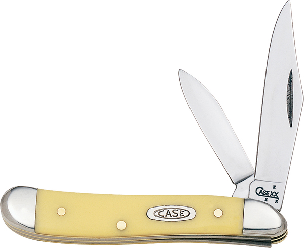 Case Cutlery P-Nut 2BL 2.875" Yellow CV Knife - View 2