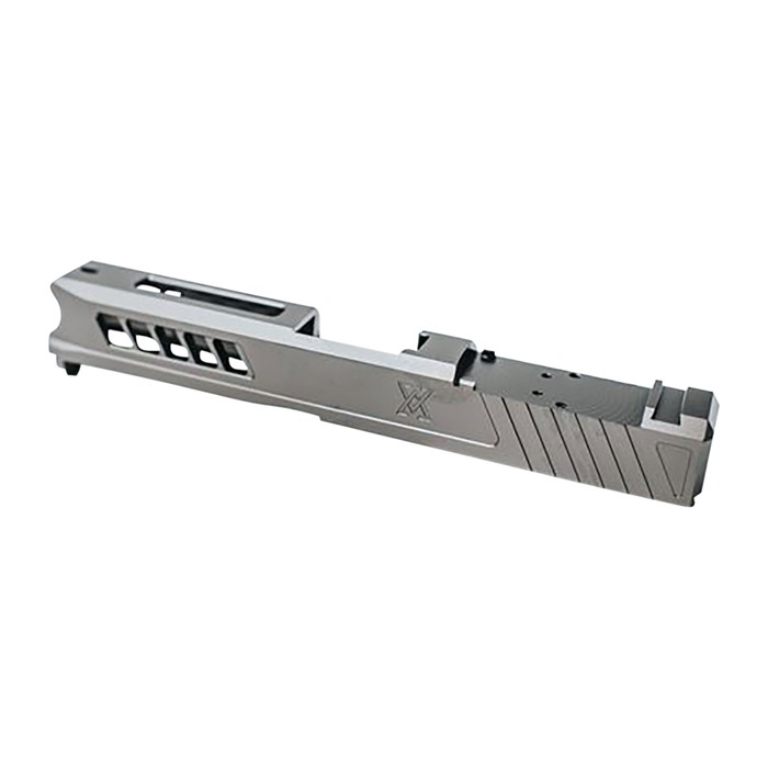True Precision TP-G43S-A-RMS Slide Stealth Grey with RMS Cut & Plate - View 2