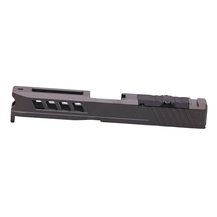 True Precision TPG19SBCRMR Axiom Slide Glock 19 Gen1-3 Black DLC 416R Steel - View 2