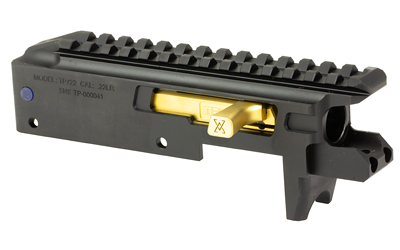 True Precision Inc TP1022CMPRCBLG TP/22 Receiver Set Aluminum Black Anodized Receiver/ Gold Bolt - View 2
