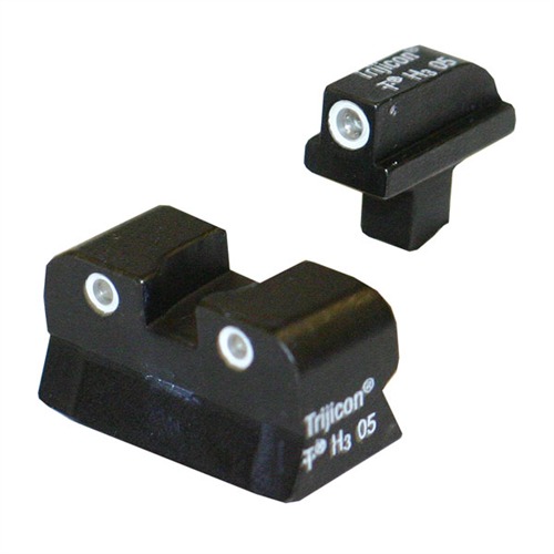 Trijicon Bright & Tough 3-Dot Night Sight Set, Colt Govt 1911, Shock-Resistant, Green Tritium, White Outline, 600138 - View 2