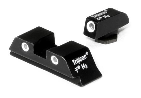 Trijicon GL01 Night Sights for Glock 17 19 Green Tritium 3-Dot - View 2