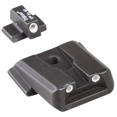 Trijicon Bright & Tough Night Sights, Green Front & Rear, SA37 Model, 3 Dot Iron, Shock-Resistant, 12-Year Warranty - View 2