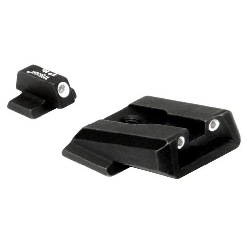 Trijicon Bright & Tough Night Sights, Green Front & Rear, SA37 Model, 3 Dot Iron, Shock-Resistant, 12-Year Warranty - View 3