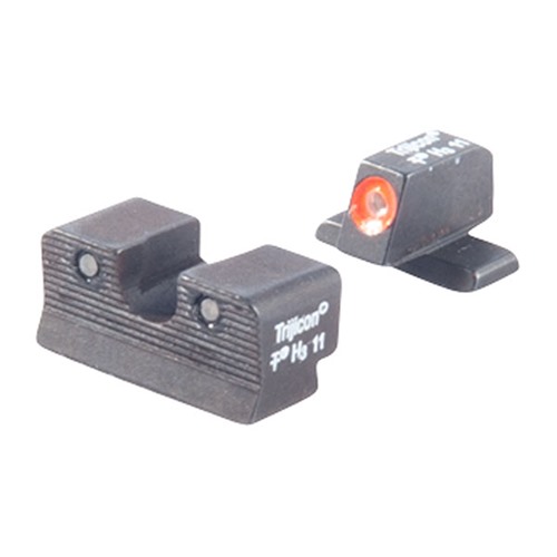 Trijicon SG101O Night Sight Set 9mm/.357 Sig Orange Steel U-Notch - View 2
