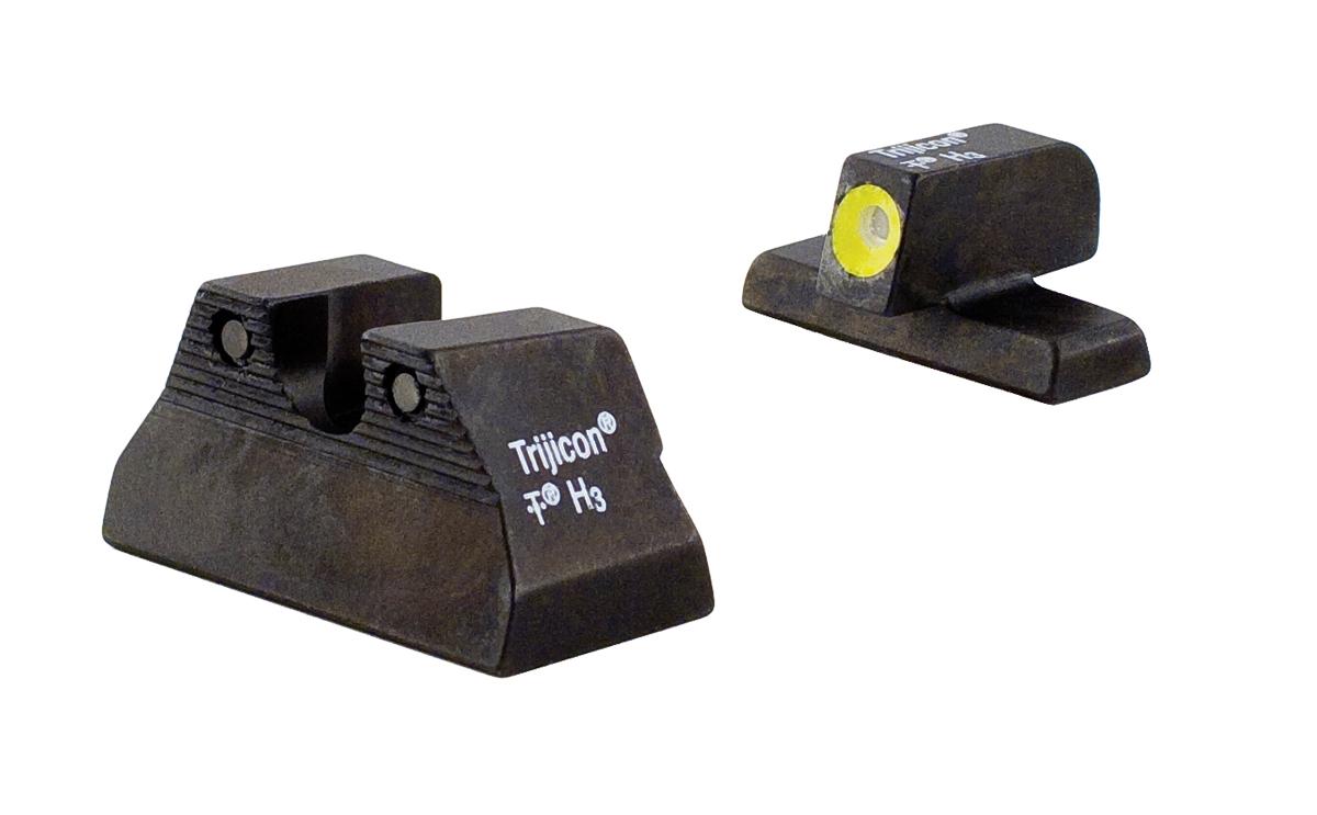 Trijicon HK108Y-600598 HD Night Sights, Yellow Front, 3 Dot Green Tritium - View 2