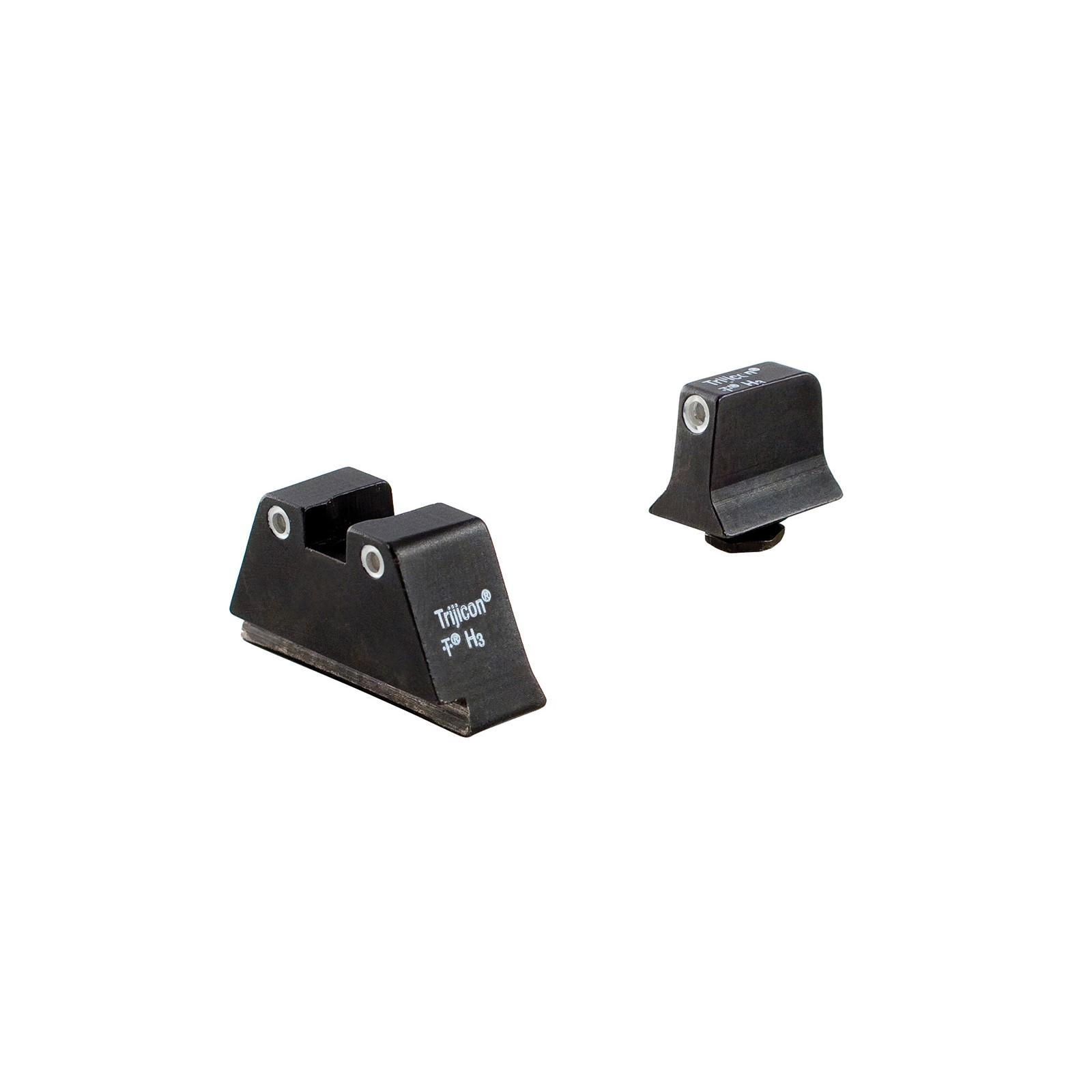 Trijicon GL201C600650 Suppressor Sights for Glock 17 17L Green Orange - View 2