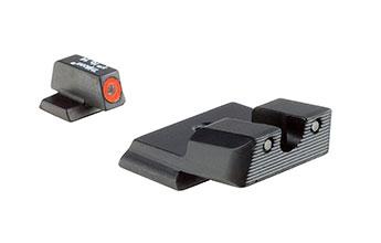 Trijicon SA139C600722 HD Night Sight Set - S&W M&P Shield, SD9 VE, SD40 VE - Green Tritium, Orange Front, Black Rear - View 2