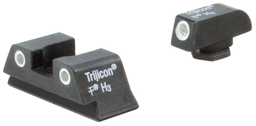 Trijicon GLOCK 42 43 Night Sight Set Green Lamps Three-Dot Iron Sights - View 2
